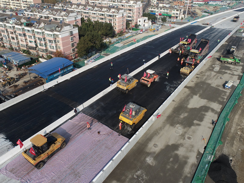 郎溪路(裕溪路-明皇路)工程一標:奮戰東城再提速 奮楫揚帆啟新程 (4)