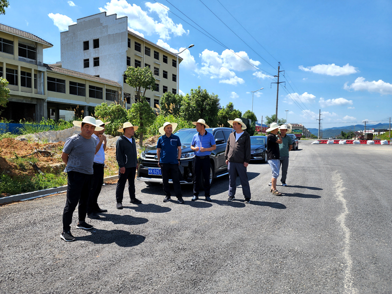 池州市交通運輸局黨組書記、局長毛萬青赴G530查橋至牛磯段01標調研2